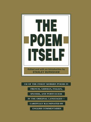 cover image of The Poem Itself